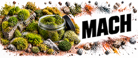 Modelársky mach Garden Center Moss pre podstavce, diorámy a herné terény